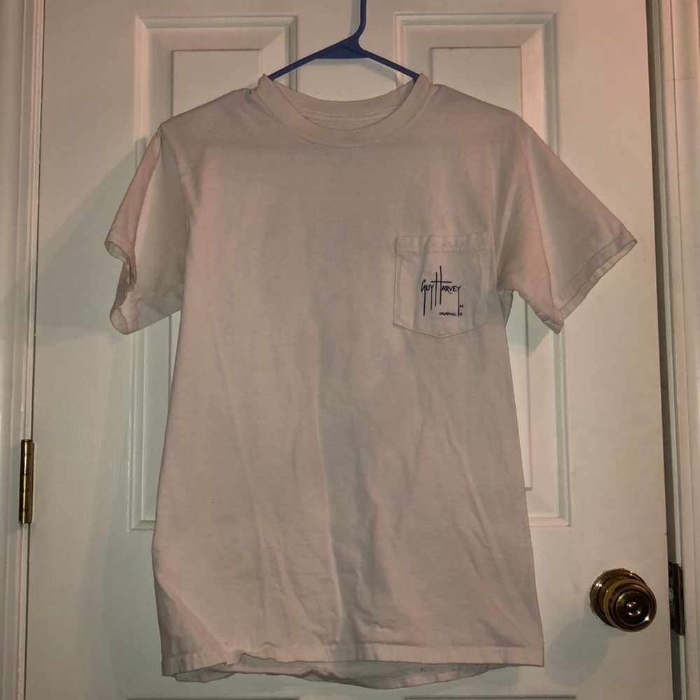 White Guy Harvey shirt